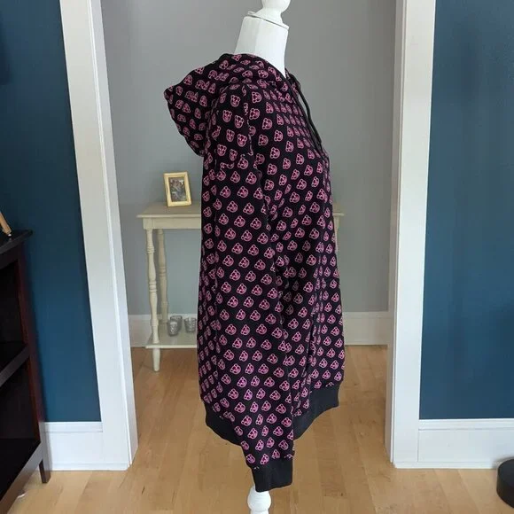 Shane Dawson x Jeffree Star All Over Pig Unisex Hoodie Size Med. Black Pink - Picture 7 of 12